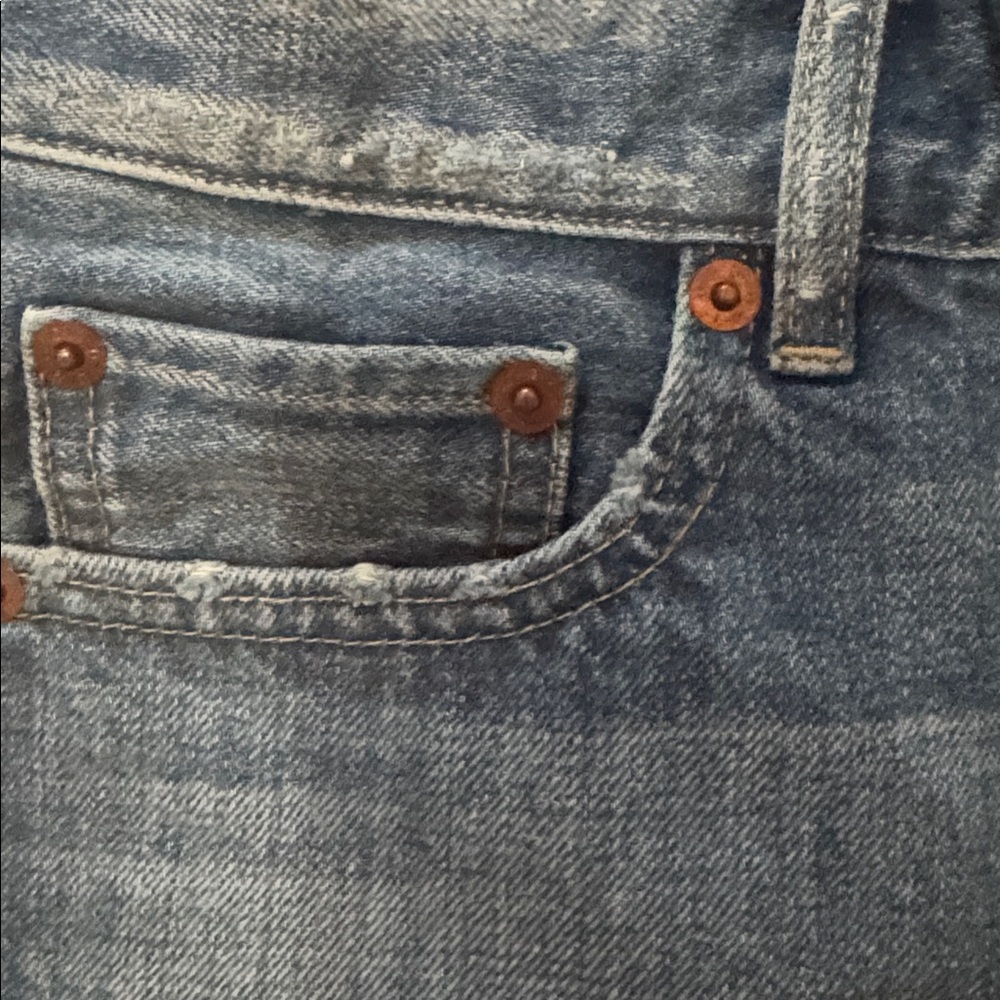 Uniqlo Distressed Casual Denim Shorts Women’s Size 25 Summer Beach Ready Jeans - Picture 6 of 6